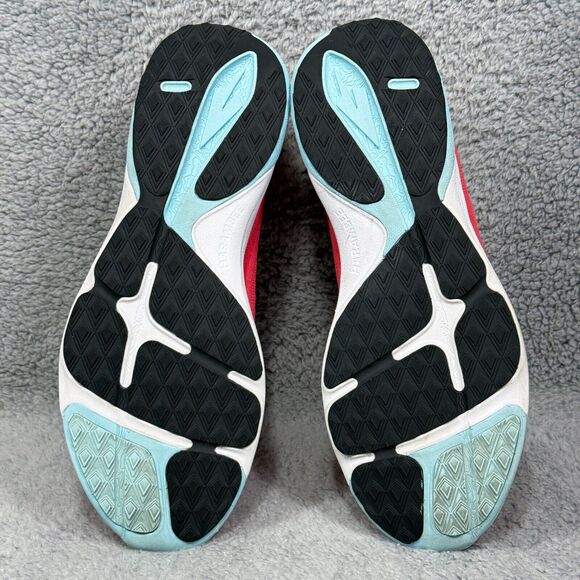 Enda Lapatet Mens Size 10.5 Running Shoes Sneakers Crimson Red White - Picture 7 of 9